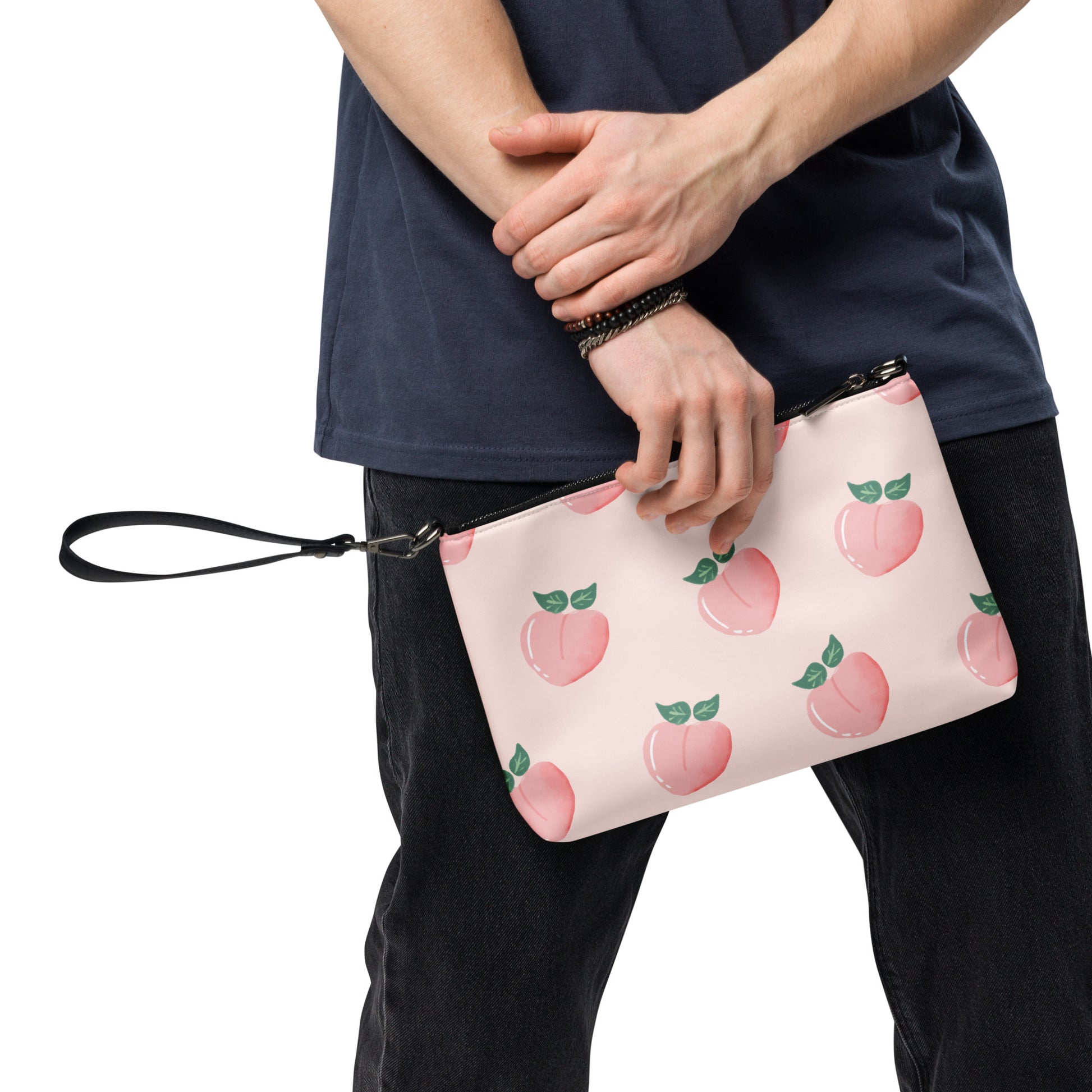 Peach Nectar Leather Crossbody Bag - FLAKOUT