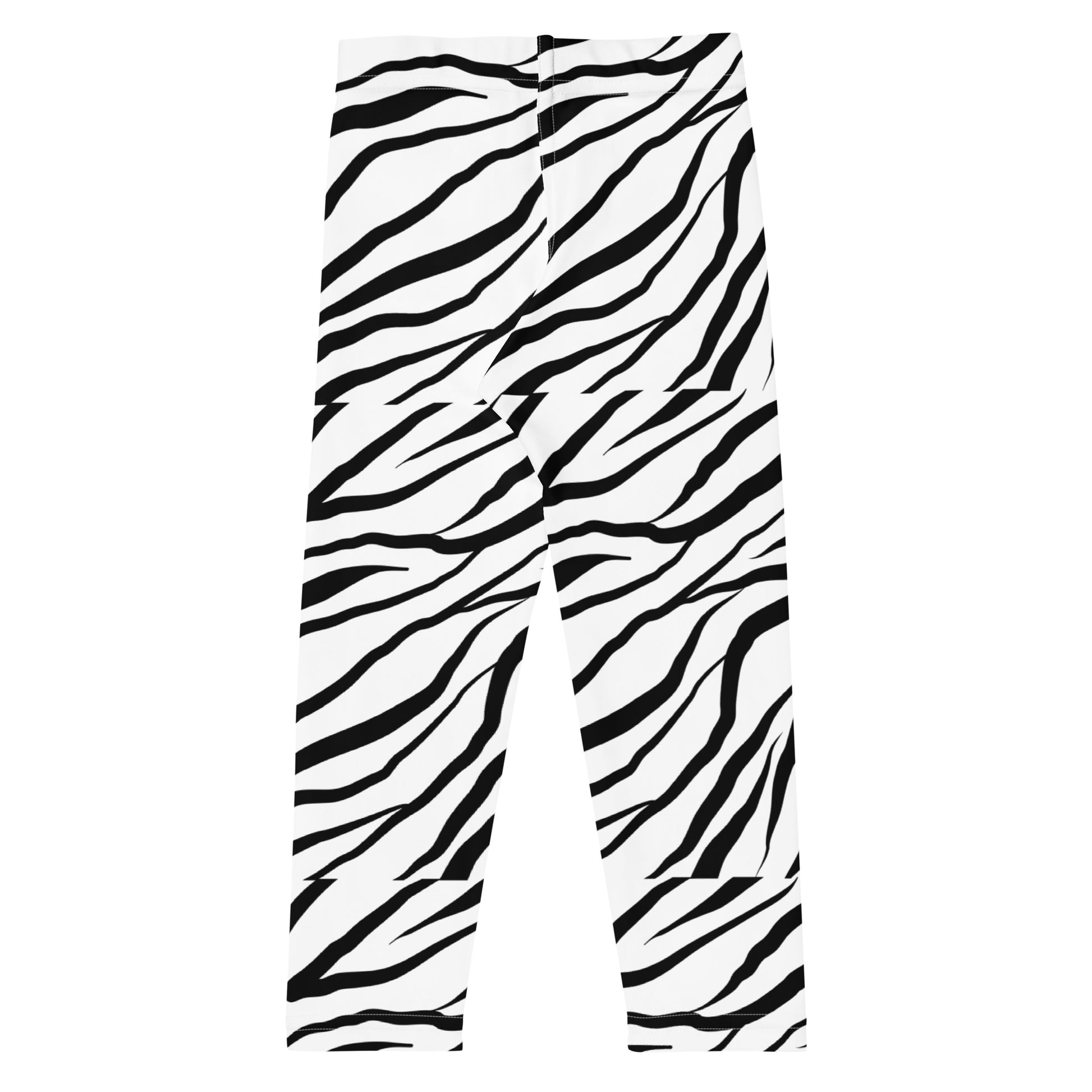 Striped Zebra Vibrance Girl's Leggings - FLAKOUT