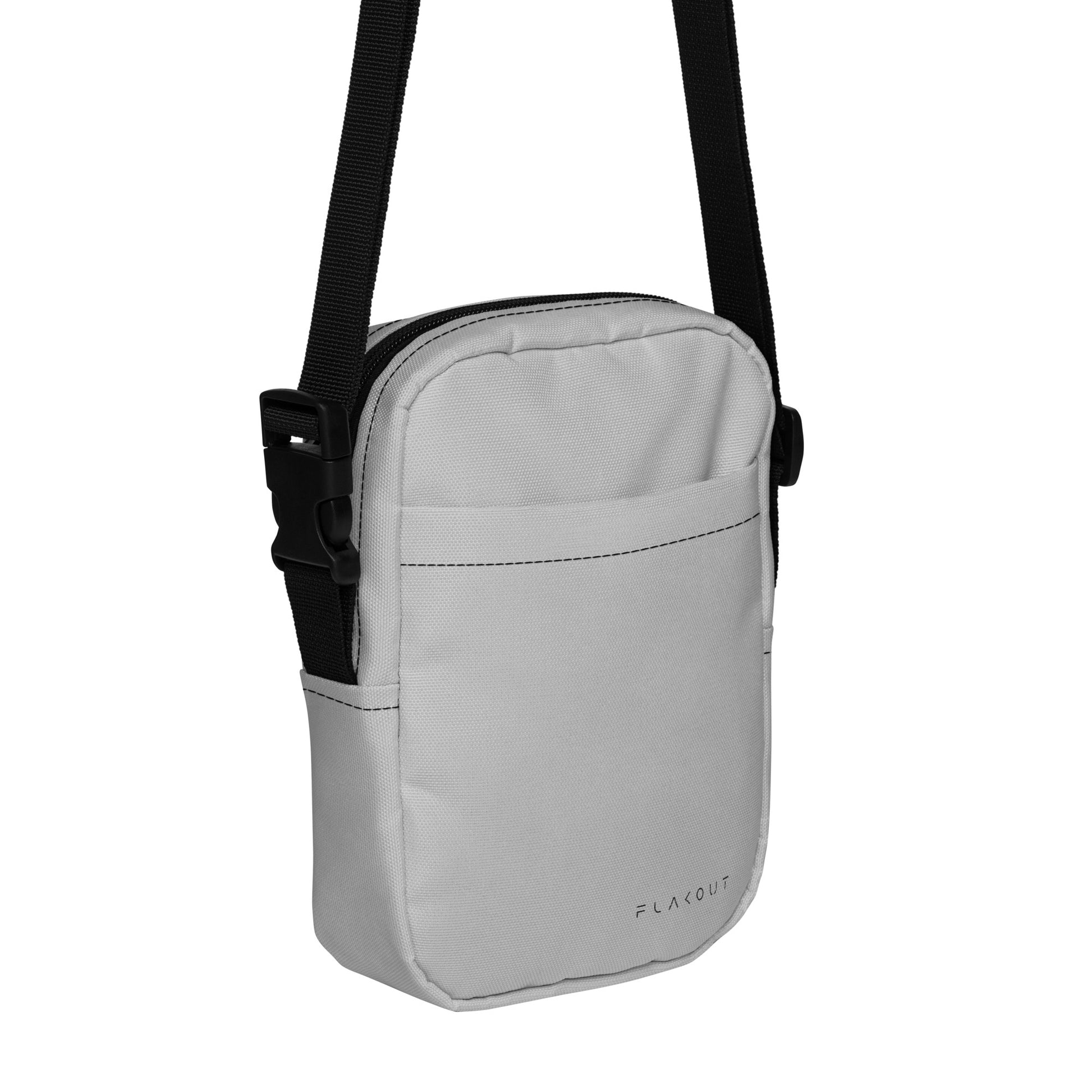 Unisex Water-resistant Crossbody Bag - Grey - FLAKOUT