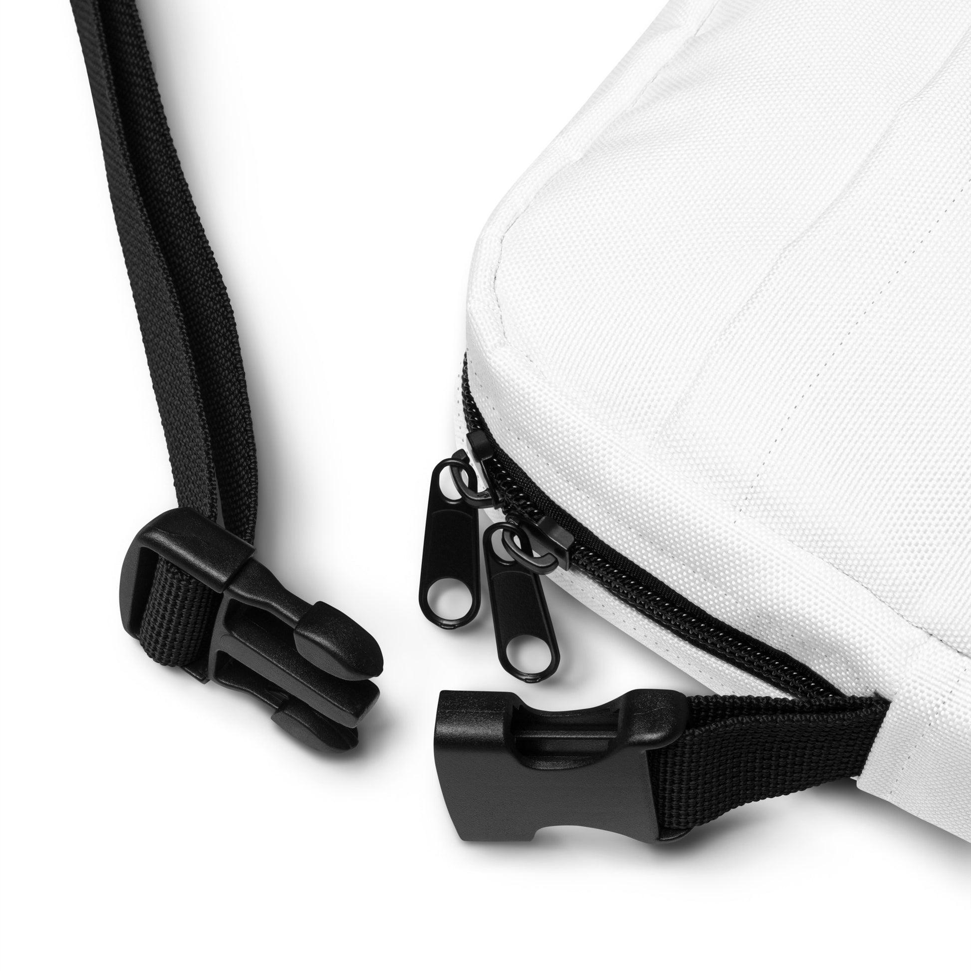 Unisex Water-resistant Crossbody Bag - White - FLAKOUT