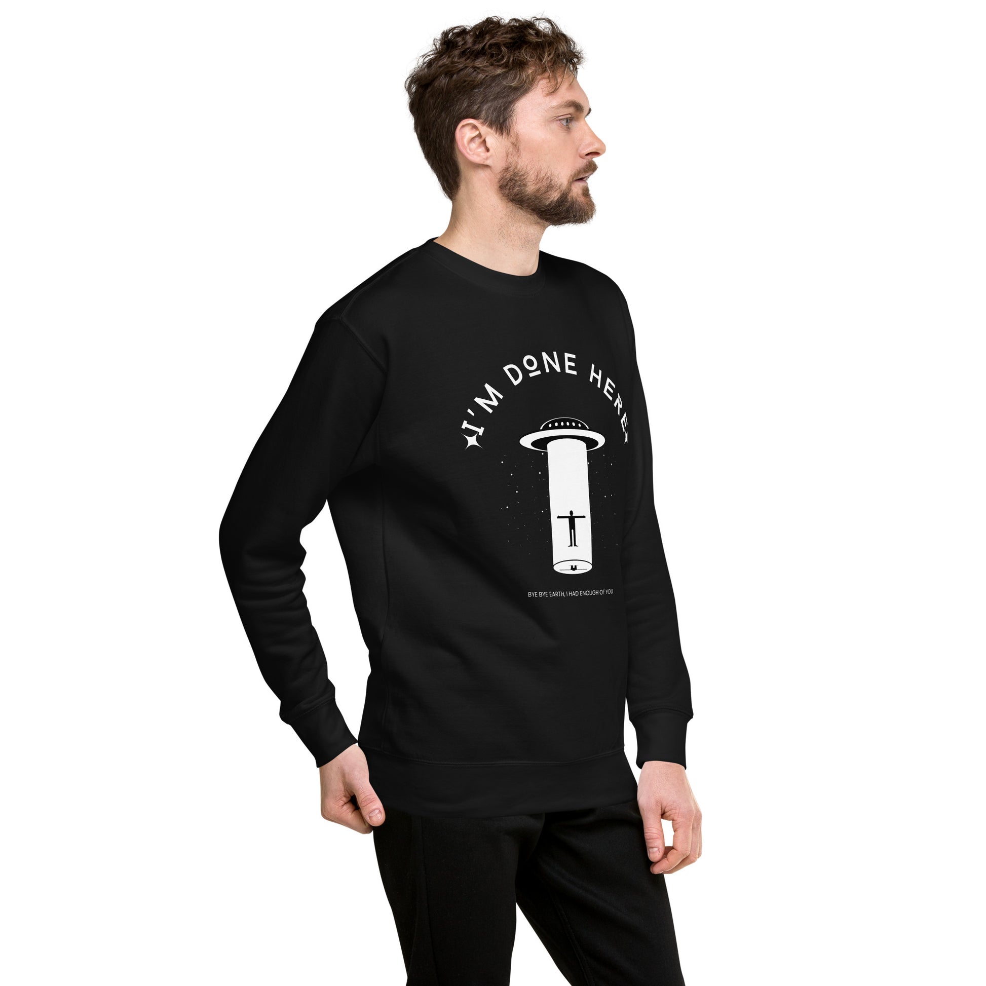 I'm Done Here Unisex Fleece Sweatshirt - FLAKOUT