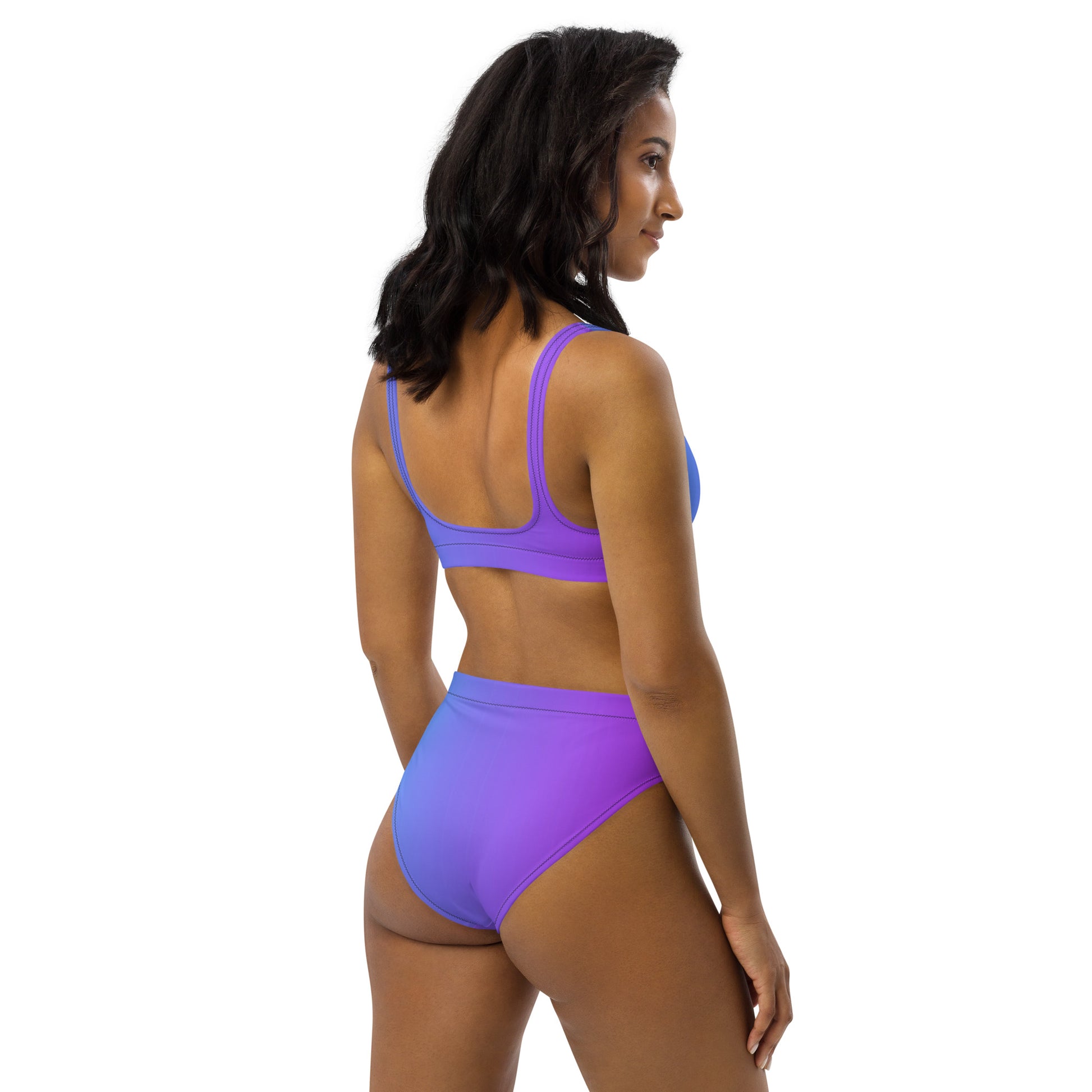 Amethyst Oasis Women's High-waisted Bikini - FLAKOUT